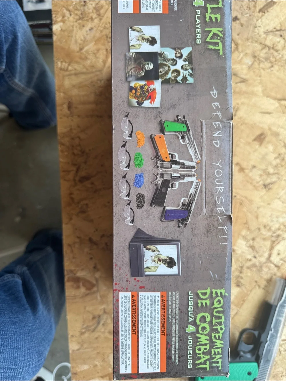 Undead Apocalypse Battle Kit Airsoft Pistol Set - Multicolor Grips